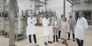 La presidenta de Cantabria, María José Sáenz de Buruaga, ha dado su respaldo a la inversión de 33 millones de euros que el Grupo Andros va a realizar en la planta cántabra de La Serna, en Arenas de Iguña, para aumentar la producción y crear unos 40 empleos en 2025. Buruaga ha ofrecido el apoyo del Gobierno a un proyecto que contempla la ampliación de sus instalaciones para dar cabida a nuevas líneas y atender la creciente demanda de productos que tiene la compañía, en paralelo a un incremento de la plantilla de trabajadores para reforzar la organización. "Andros La Serna necesita crecer porque la demanda de sus productos también crece y nosotros vamos a estar a su lado", ha dicho Buruaga en la visita que ha efectuado hoy a la fábrica para conocer los detalles de la iniciativa por parte de los más altos directivos de la compañía en España. La jefa del Ejecutivo ha agradecido el compromiso y la apuesta de Andros en Cantabria, comunidad donde recoge el 75% de la leche que procesa y donde contribuye "de manera sobresaliente" al desarrollo del medio rural. Una empresa, además, que ofrece oportunidades laborales a trabajadores con dificultades de inserción, que colabora activamente con el Gobierno en las prácticas de los estudiantes de Formación Profesional y que se implica en la defensa y promoción del bolo palma, patrocinando equipos y escuelas para jóvenes, según ha destacado Buruaga. "Somos afortunados por tener una empresa como Andros la Serna. Estamos hablando de una empresa que le sienta muy bien a Cantabria y que hoy nos avanza una inversión y un horizonte de crecimiento y prosperidad que nos llena de optimismo y de esperanza", ha señalado. "Alfombra roja a las empresas" La presidenta ha reiterado que la "regla de oro" de su Gobierno es "poner una alfombra roja a las empresas", lo que significa "dar facilidades para que puedan instalarse, crecer y generar empleo, y acompañar sus inversiones con ayudas públicas". En este sentido, ha recordado algunas de las "medidas contundentes" implantadas en estos dos primeros años de legislatura, como la bajada de impuestos para aligerar la carga fiscal a las inversiones, la Ley de Simplificación Administrativa para suprimir barreras y acelerar los trámites o el incremento de las subvenciones para incentivar las inversiones de las industrias agroalimentarias. "Estas son algunas de las medidas que hemos puesto en marcha para que Cantabria avance a mayor ritmo y los resultados ya están aquí y son palpables en industrias como Andros La Serna y en su potente plan de inversión", ha valorado. La presidenta Buruaga ha estado acompañada en la visita por la consejera de Desarrollo Rural, Ganadería, Pesca y Alimentación, María Jesús Susinos; el director general de Pesca y Alimentación, Paulino San Emeterio, y el alcalde de Arenas de Iguña, Pablo Gómez. Por parte de Andros, han estado presentes el consejero delegado de la compañía en España, Jorge Eugui; el director industrial, Javier Hernández; el director de La Serna, Julián Terán; el director de Recursos Humanos, José Luis Díaz; el responsable de Inversiones, Óscar Carral, y el encargado de las compras de leche, Enrique Carreras, entre otros. La visita ha comenzado con una presentación de los planes de futuro y la situación actual de la empresa por parte de los directivos de Andros, quienes, a continuación, han guiado a las autoridades en un recorrido por las instalaciones de procesado, envasado y empaquetado, estufa y cámara. El proyecto El proyecto de Andros La Serna contempla la instalación de dos nuevas líneas de envasado, una de postres y otra de yogur batido, aumentado la capacidad de la planta en un total de 30.000 toneladas y la plantilla en 40 trabajadores (actualmente tiene cerca de 300). Su puesta en marcha permitirá a la fábrica cántabra incrementar una producción que para este año está previsto que alcance ya las 81.000 toneladas. Asimismo, se ampliarán las zonas de producción y almacenamiento con 4.000 metros cuadrados adicionales, se aumentará la capacidad de proceso en un 20% y también la superficie de la cámara frigorífica en 1.200 metros cuadrados. La compañía familiar francesa Andros se dedica a la producción de frutas y lácteos, y cuenta con fábricas repartidas por todo el mundo, la mayoría en Europa. El inicio de la actividad en La Serna comenzó en 2011, que es uno de los tres centros lácteos que tiene en España.